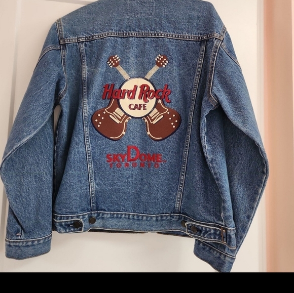 hardrock cafe Jackets & Blazers - Authentic Hardrock Cafe skydome Toronto denim jacket